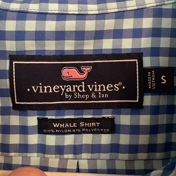 Vineyard Vines Checkered Whale Shirt - Picture 4 of 6